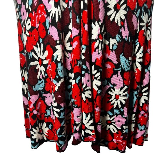 Free People Key To Your Heart Floral Mini Dress in Black Combo Size Small - Picture 9 of 12